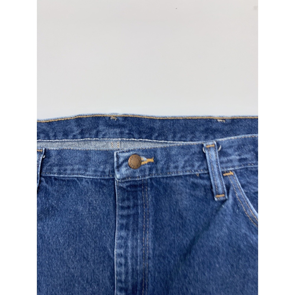 Rustler Jeans Mens Tag 40x32 Approx 38x32 Straight‎ Leg Blue Denim 100%Cotton - Picture 2 of 9